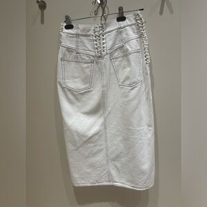 Phillip Lim white denim maxi skirt 2